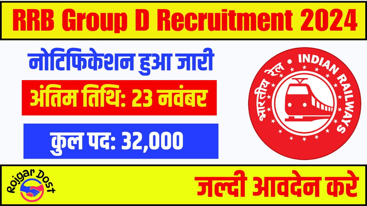 RRB Group D Recruitment 2024